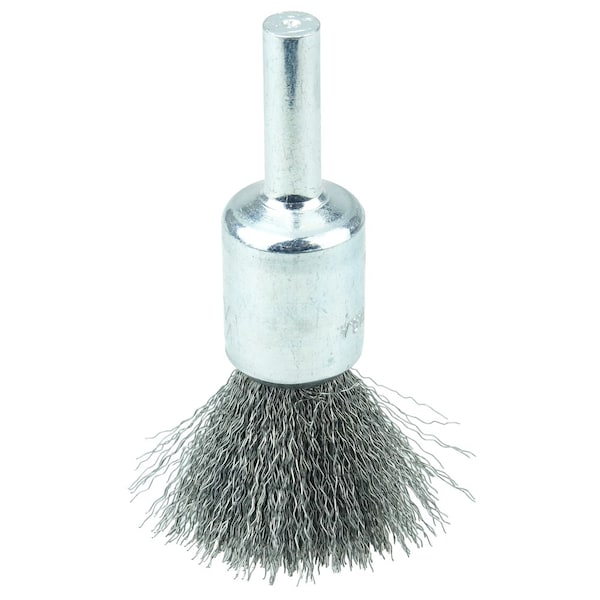 Weiler 1/2" Crimped Wire End Brush, .006" Steel Fill 10001 - main
